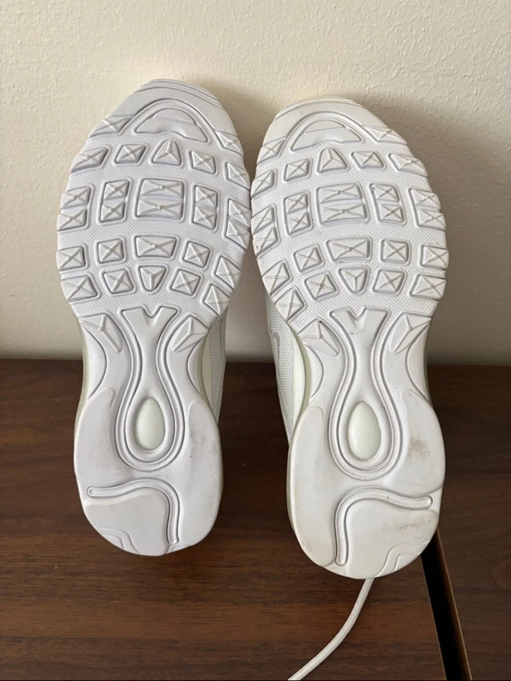 Nike Women's Air Max 97 Sneakers in Off-White/Cream - Picture 6 of 10